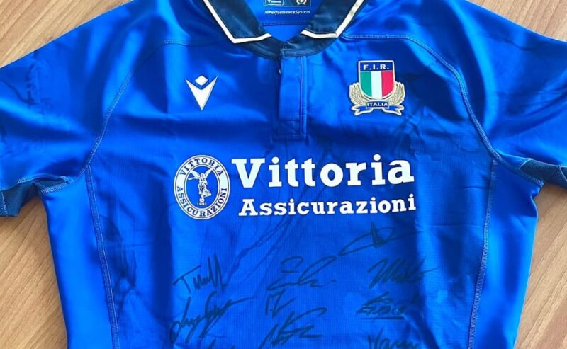 Asta benefica Fondazione Arco: in palio la maglia autografata dell’Italrugby